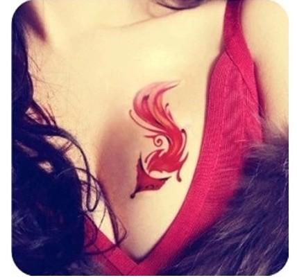 [HCM]Hình xăm dán hồ ly tinh kích thước 6 x 10 cm - miếng dán tatoo đẹp dành cho nữ