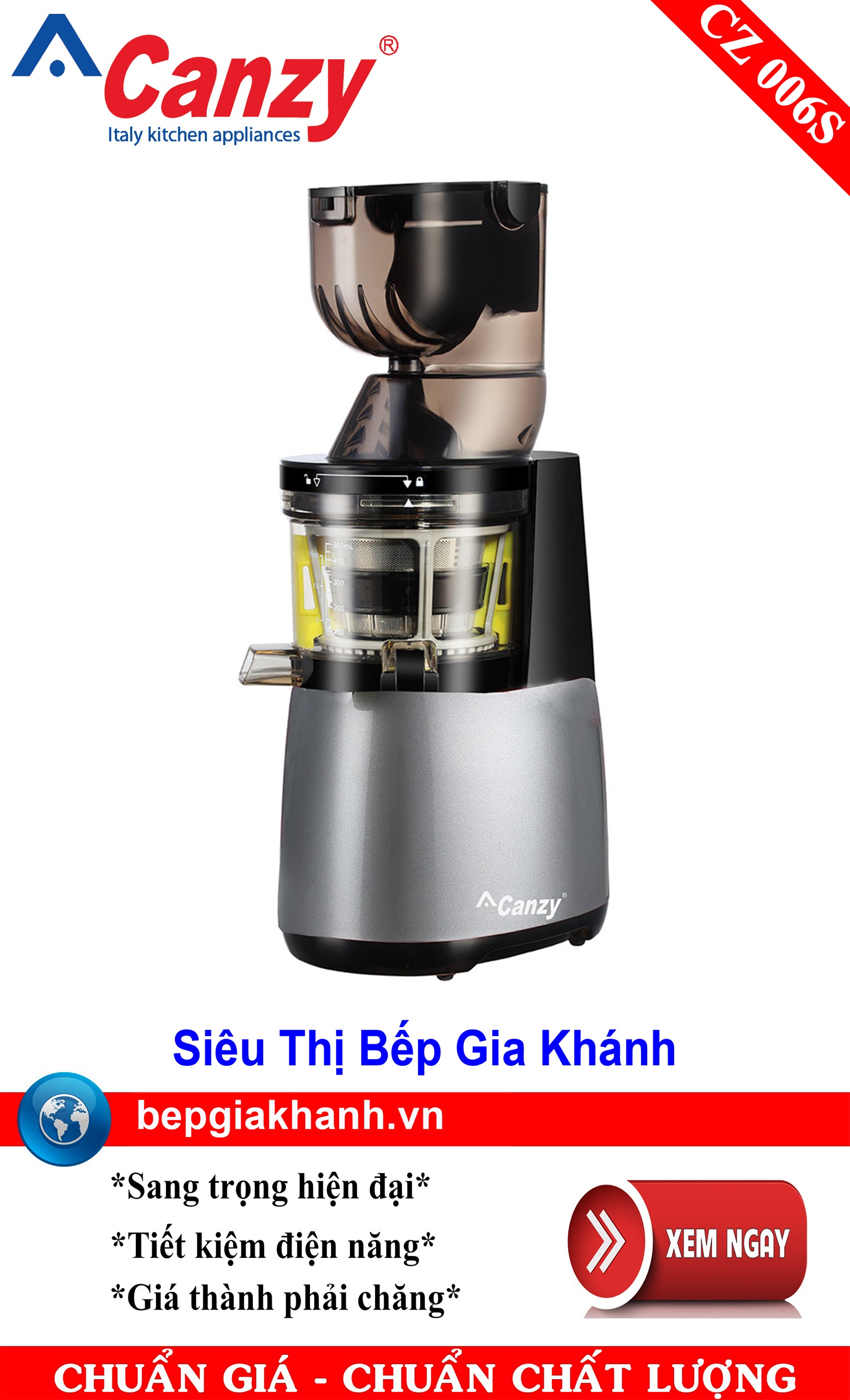 Máy ép chậm Canzy CZ 006S máy ép trái cây máy ép trái cây bằng tay máy ép trái cây philips máy ép trái cây mini máy ép trái cây panasonic máy ép trái cây cầm tay máy ép trái cây đa năng máy ép trái cây cao cấp