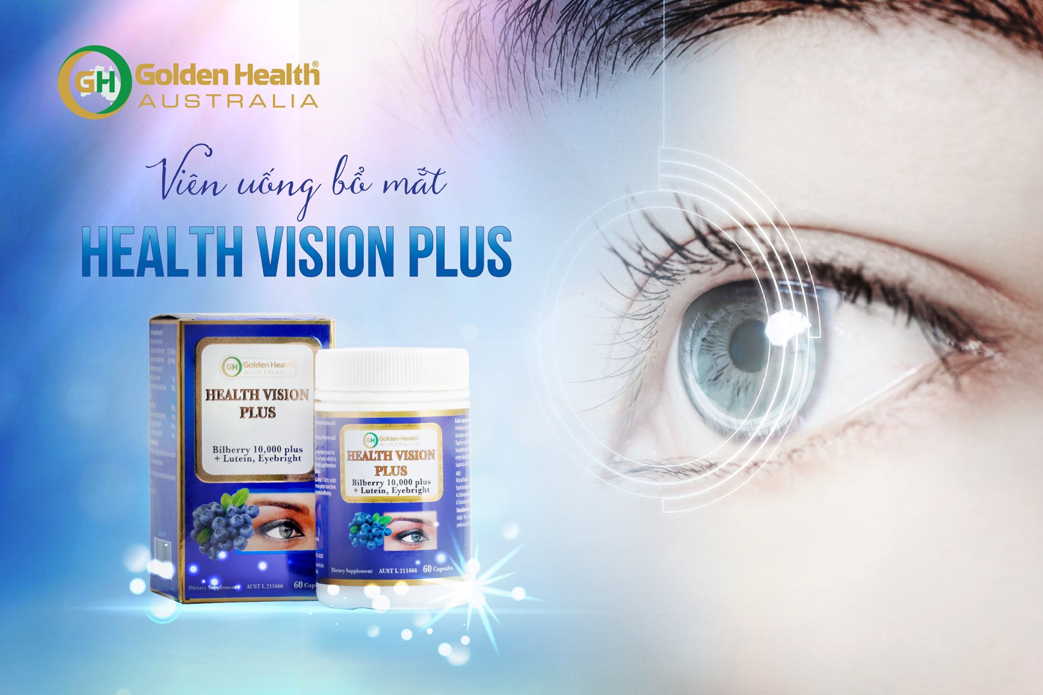 Viên uống bổ mắt golden health