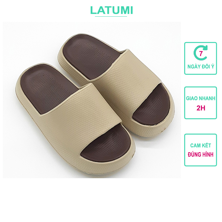 Dép bánh mì nữ, Dép quai ngang đế bánh mì Hot Trend, thời trang Latumi TA5911 (Nhiều màu)