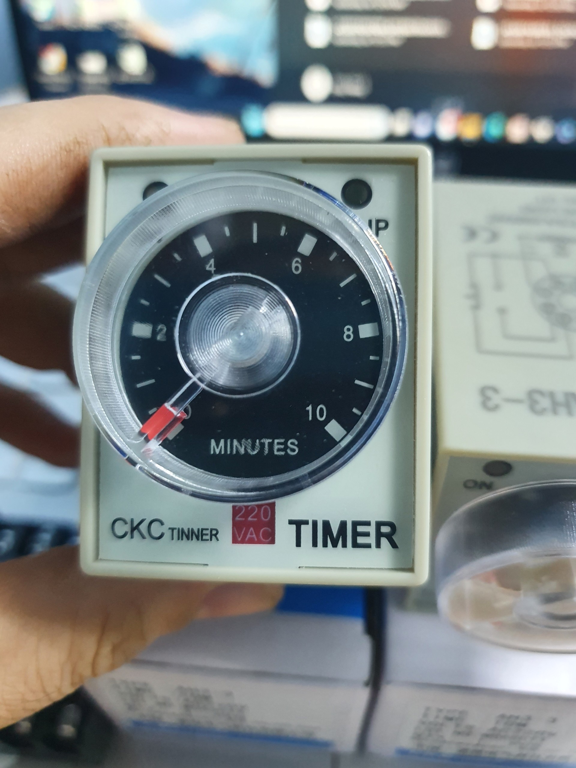 Rơle thời gian ckc ah3-3 timer ckc ah3-3 220v 10s 30s 60s 10p 30p 60p