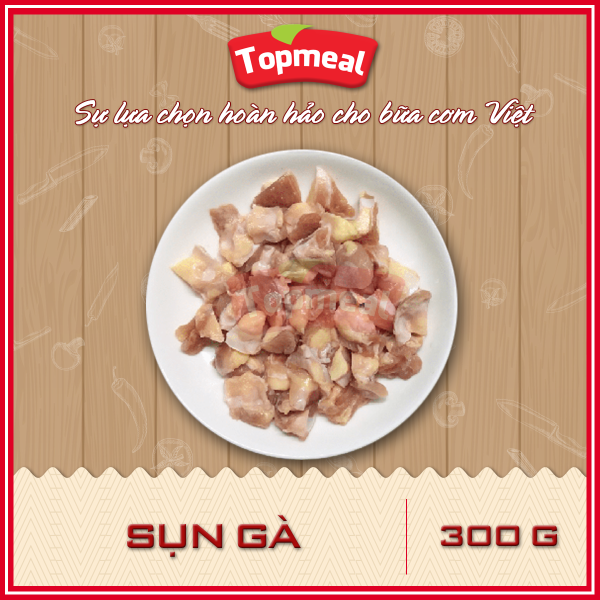 HCM - Sụn gà (300g) - Thích hợp với các món chiên giòn, cháy tỏi, xào xả ớt,... - [Giao nhanh TPHCM]