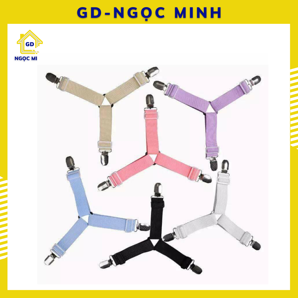 Bộ 4 kẹp ga giường drap chống xê dịch