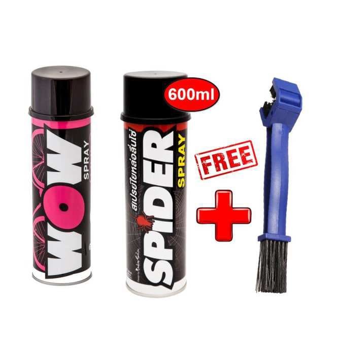 combo bảo dương sên Spider và WOW tặng kèm bàn chải