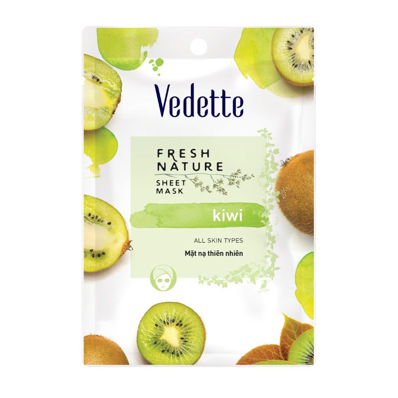 Mặt nạ Vedette thiên nhiên kiwi 22ml sản phẩm tốt chất lượng cao và đảm bảo an toàn sức khỏe cho người tiêu dùng