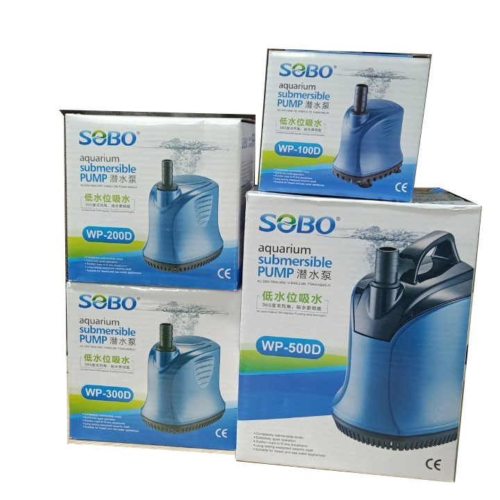 Máy bơm nước máy bơm hút đáy bể cá sobo wp-100d/200d/300d/500d/600d/700d siêu bền siêu tiết kiệm