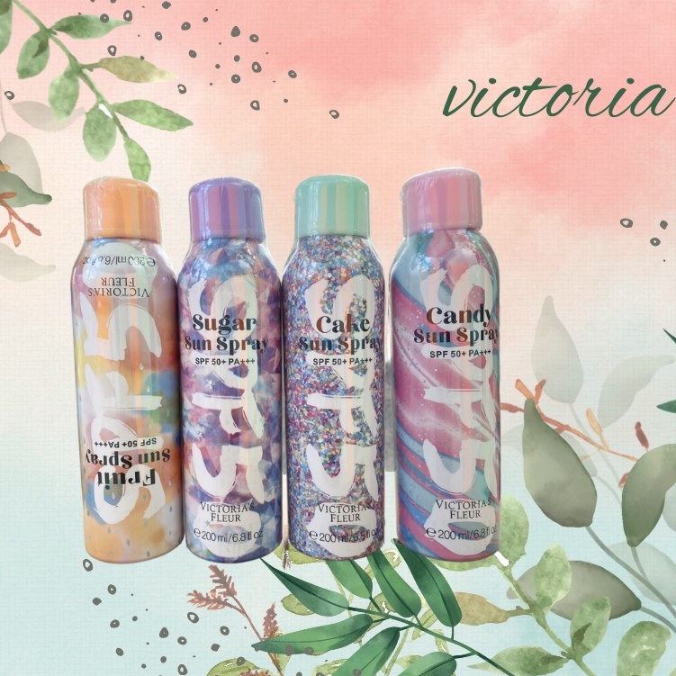 Xịt chống nắng body trắng da, nâng tone da body,Victoria 200ml BP0