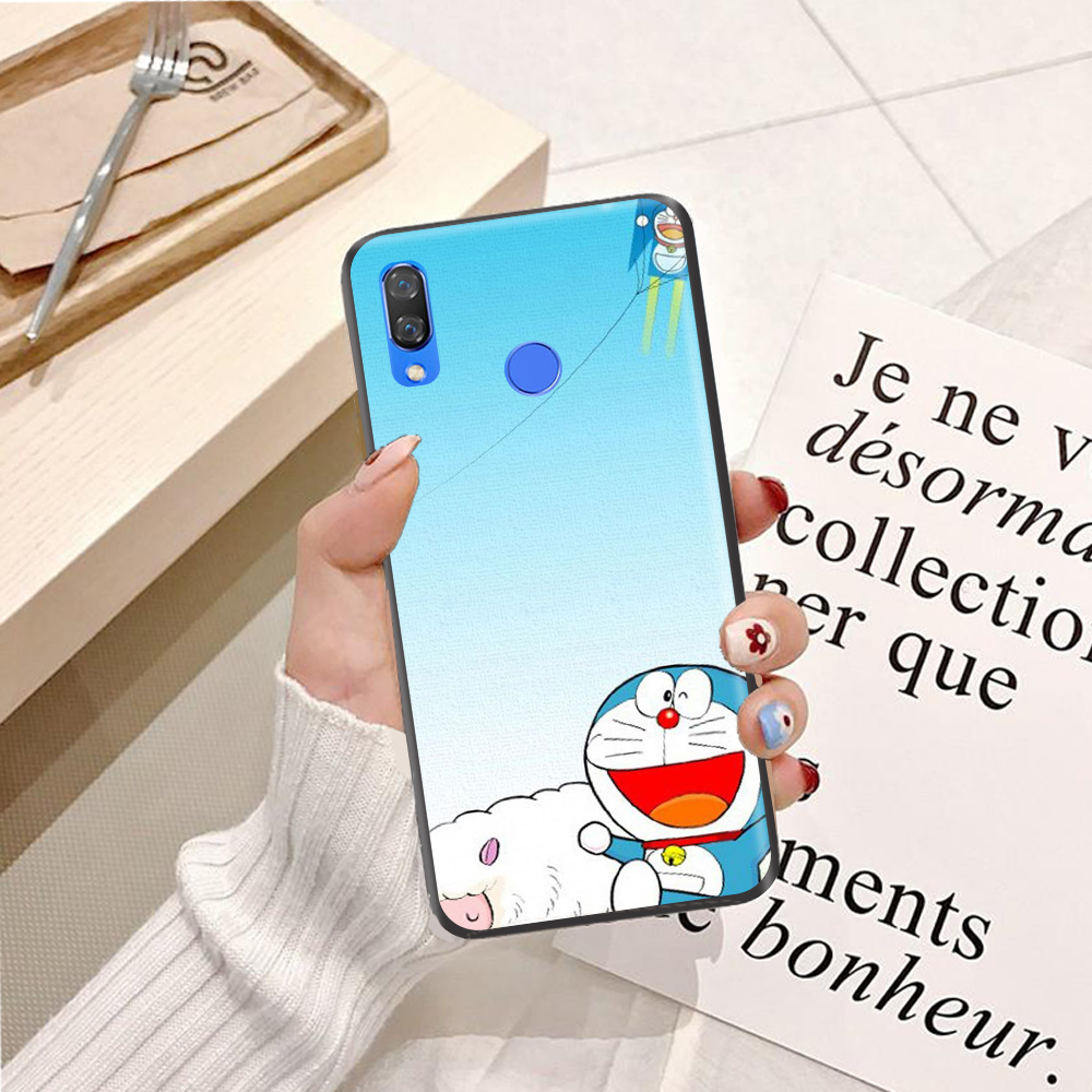 Ốp lưng điện thoại huawei nova 3 / nova 3e / nova 3i / y3 2017 / y5 2017 viền dẻo tpu bst doremon phiêu lưu