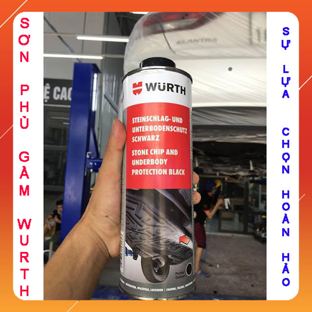 Sơn phủ gầm ô tô cao su non wurth- sơn chống xét gỉ - sơn chống ồn cho xe - umishop9x