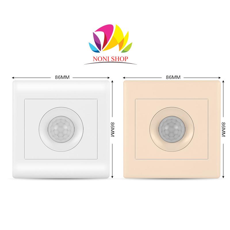 Thiết bị chống trộm, Thiết bị cảm biến hồng ngoại chống trộm, Cảm biến hồng ngoại chống trộm âm tường Thiết Kế Nho GỌn, Tiện Lợi, Tự Động Bật Công Tắc Đèn Khi Có Người Di Chuyển Trong Vùng Quét, Bảo Hành Uy Tín