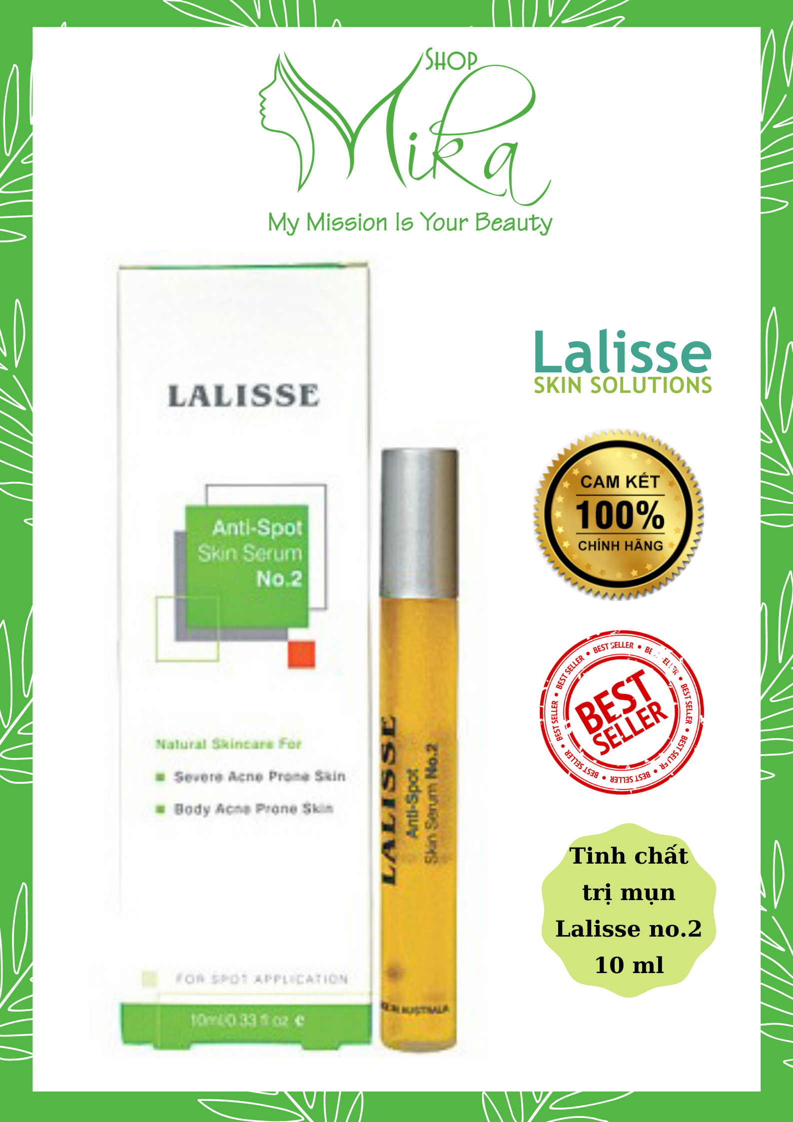 Tinh Chất Cho Da Mụn Lalisse Anti - Spot Serum no.2 10ml