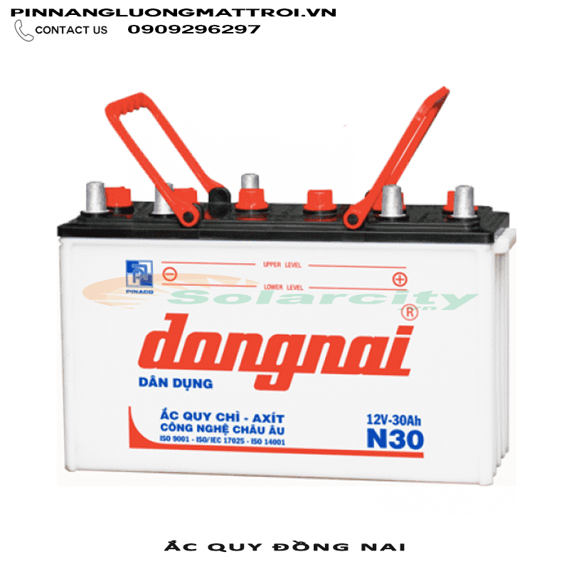 Ắc quy đồng nai nước 12v-30ah
