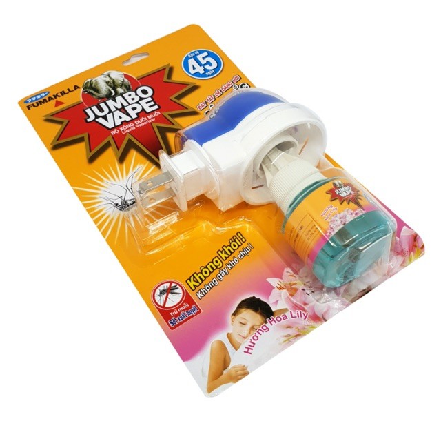 Máy xông đuổi muỗi và lọ tinh dầu Jumbo