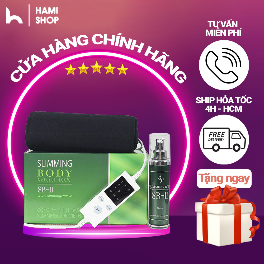 Đai quấn nóng giảm mỡ Slimming Body hiệu quả an toàn cải tiến có hẹn giờ công suất phù hợp giúp giảm cân tan mỡ eo thon tương thích với mẹ bỉm cần giảm cân sau sinh