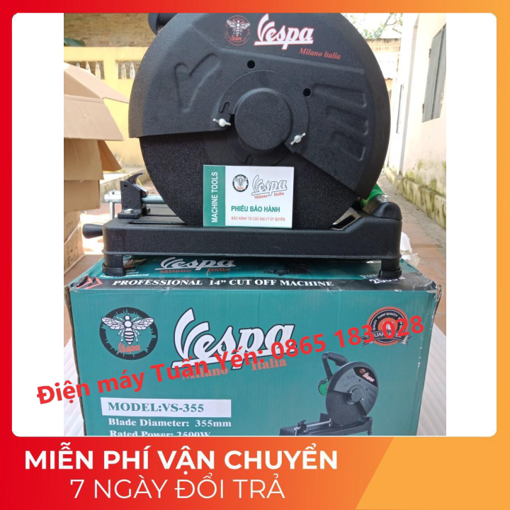 Máy cắt sắt bàn vespa 2500w may cat sat