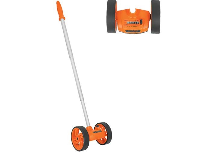 Thước đo đường xe đẩy 10.000m bánh xe đôi, có hiển thị số cơ truper - 15830 odm-4