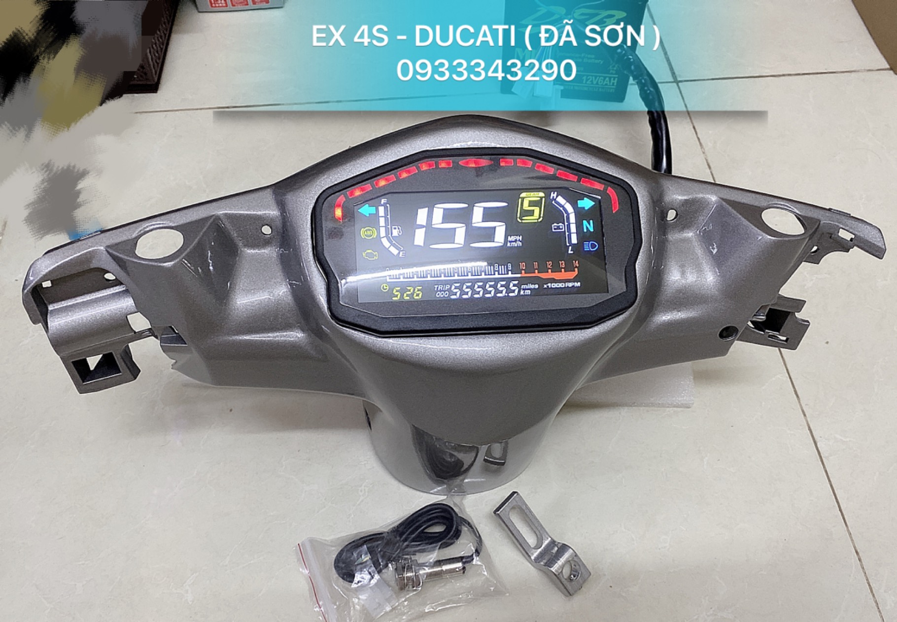 Trọn bộ bợ cổ Ex 4s 2010 chế đồng hồ ducati, cam kết hàng đúng mô tả, chất lượng đảm bảo, an toàn đến sức khỏe người sử dụng