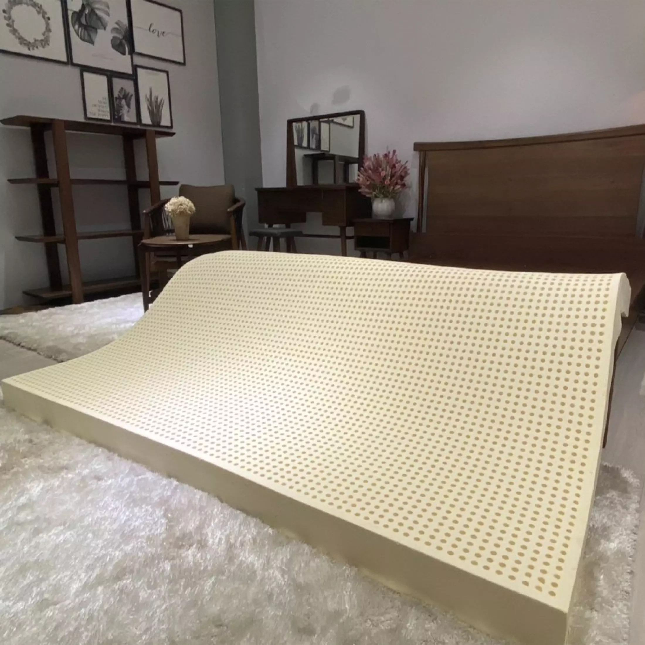 Nệm cao su non american size 1m6 x 2m _ hàng cao cấp chính hãng