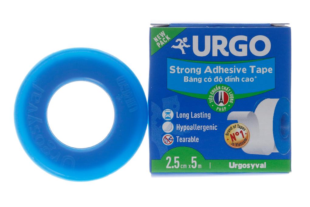 Băng keo lụa Urgosyval 2.5cmx5m độ dính cao