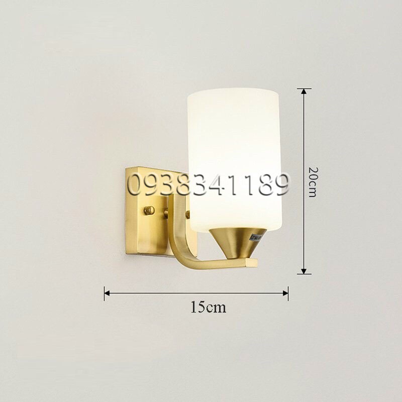 Đèn tường trang trí hành lang, cầu thang, phòng ngủ hiện đại cao cấp kèm bóng LED tiết kiệm điện bảo vệ môi trường