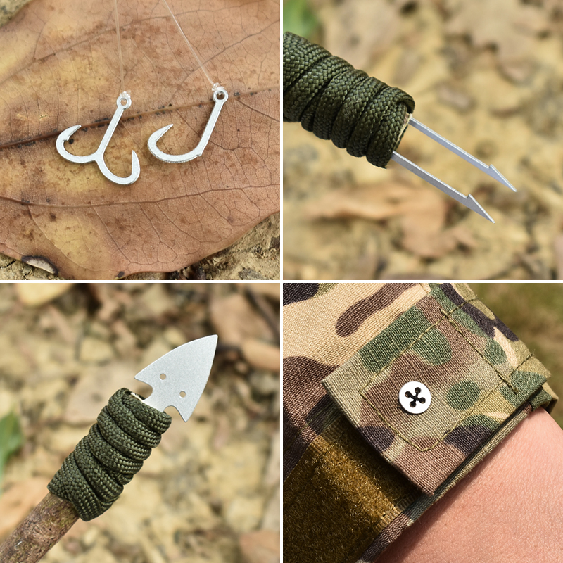 Miếng Thép Đa Năng 22 Công Dụng Thẻ Phượt Đa Năng - Steel Credit Card Survival Tool (Màu Bạc)
