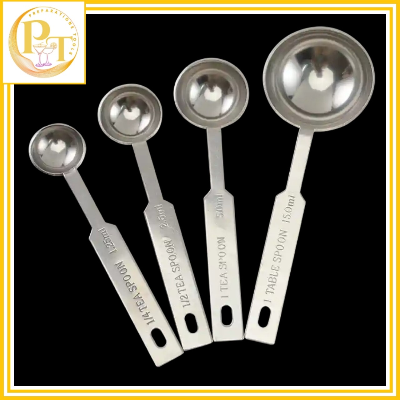 Bộ thìa đong inox 4 cái