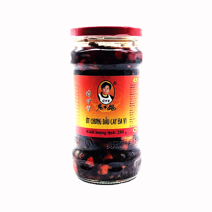 Ớt chưng dầu cay 3 vị laoganma 280g