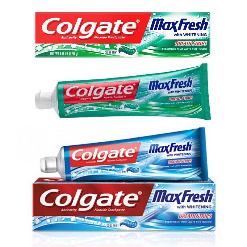 Kem Đánh Răng Colgate Maxfresh 160g ,Colgate Advanced Whiteng 135g Thái Lan