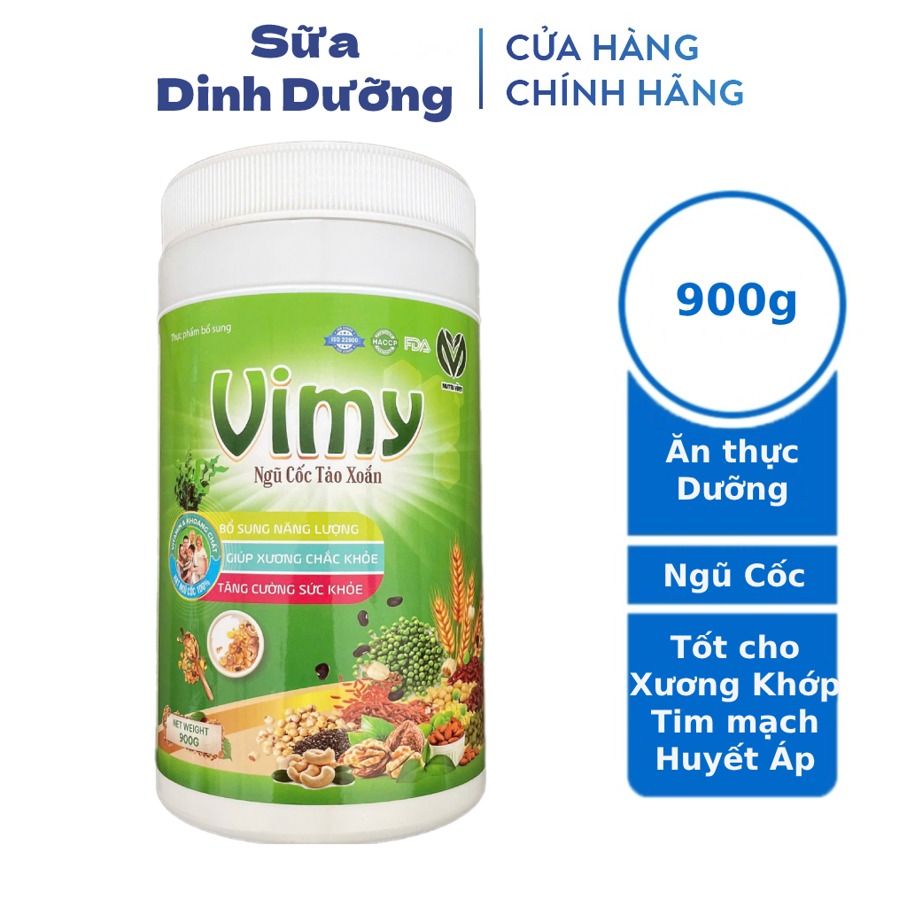 Ngũ Cốc Tảo Xoắn Vimy 900g dành cho người Ăn Kiêng, Ăn Chay, Thực Dưỡng tốt cho cơ thể