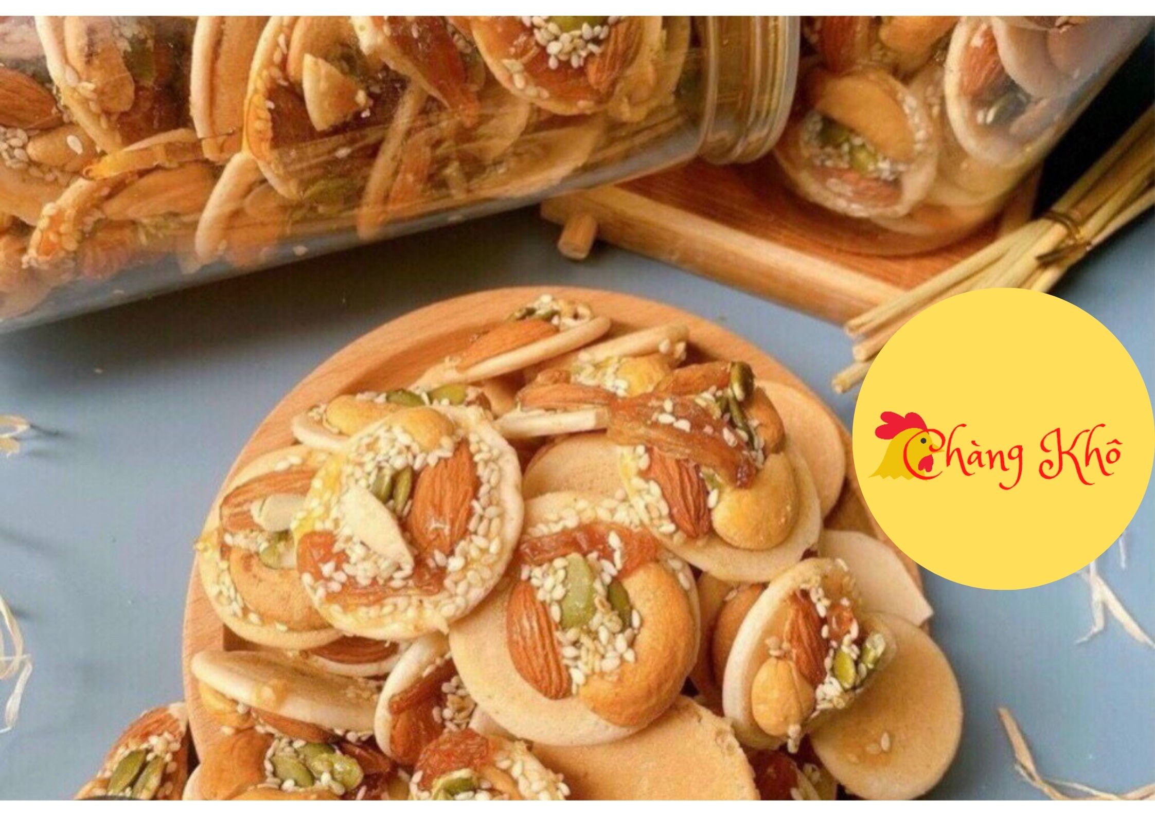 [ĂN VẶT GIÁ RẺ] 400g BÁNH ĐIỀU MIX HẠT
