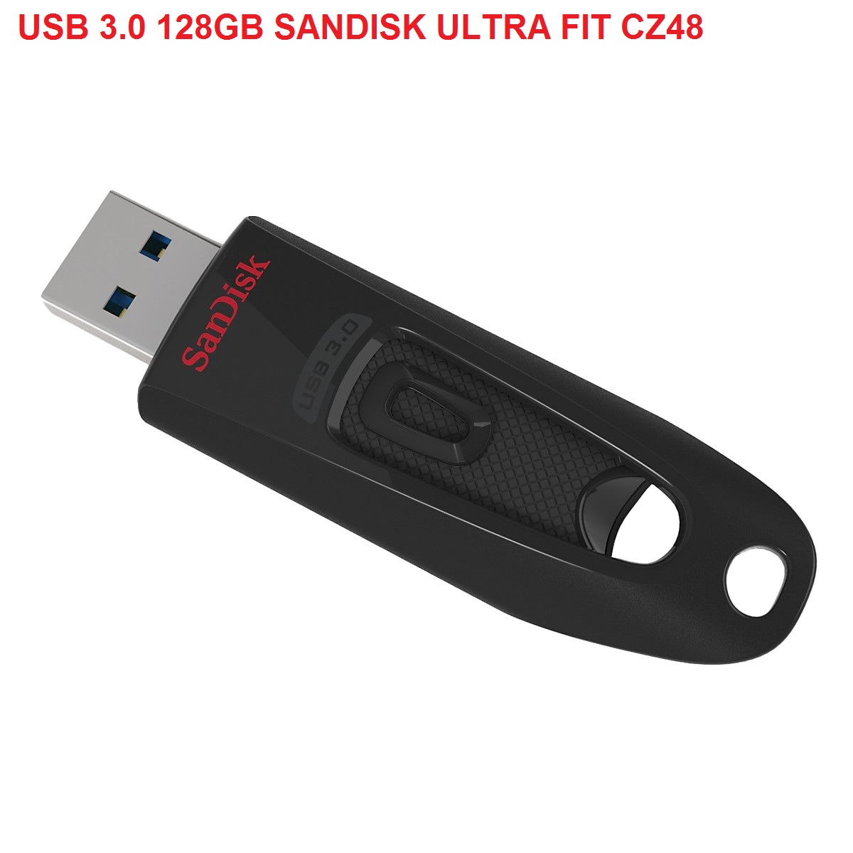 Usb 3.0 128gb sandisk ultra fit cz48 genuine black