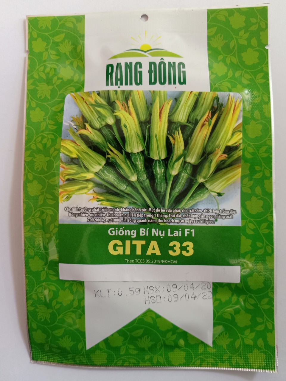 Hạt giống bí nụ lai Rạng Đông