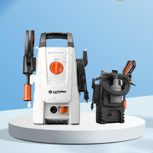 Máy rửa xe mini gia đình LUTIAN GROOT G4 - Máy phun xịt rửa xe oto chính hãng, tặng kèm phụ kiện, bình bọt tuyết