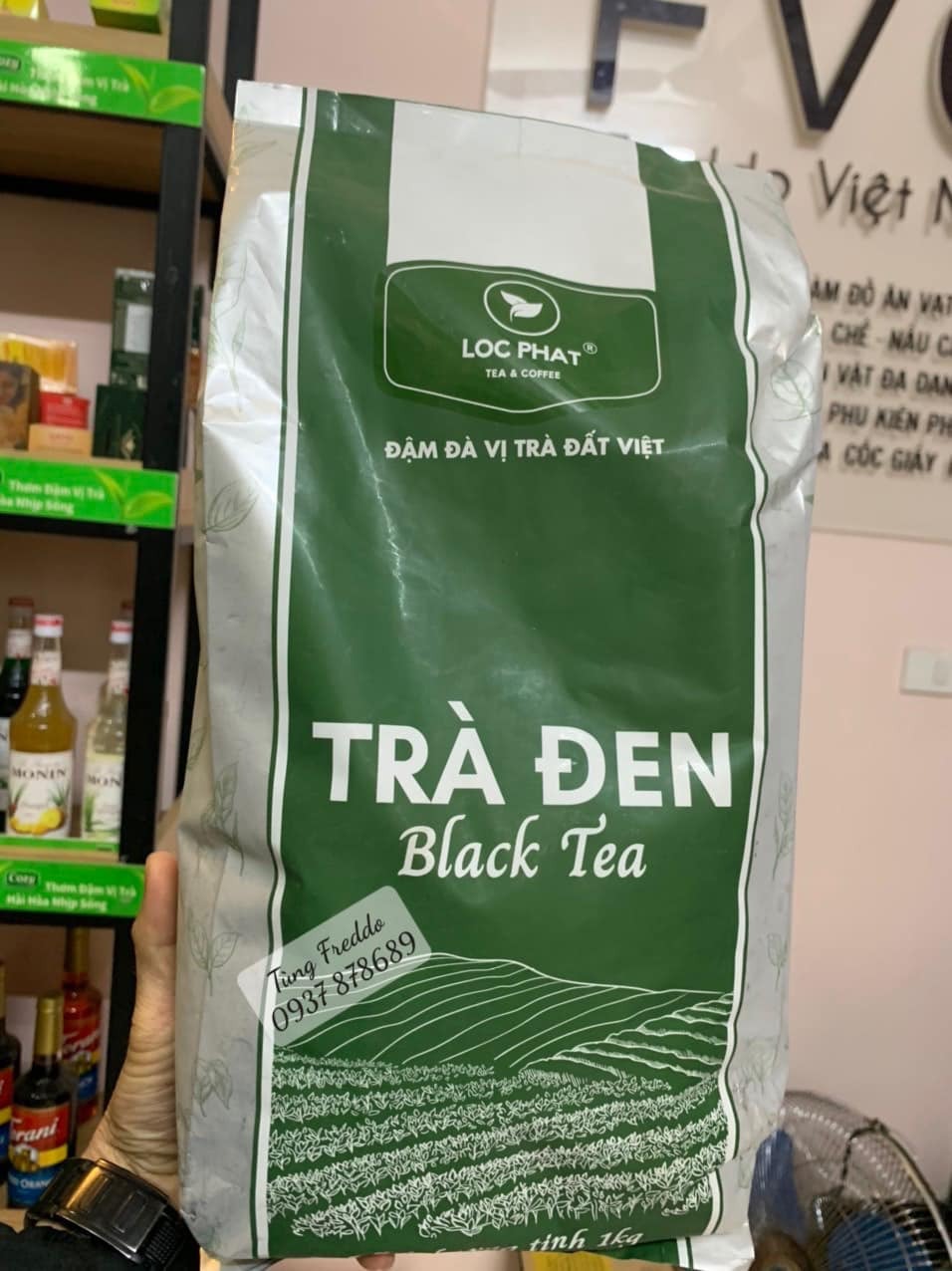 Trà đen lộc phát gói 1kg - thơm ngon