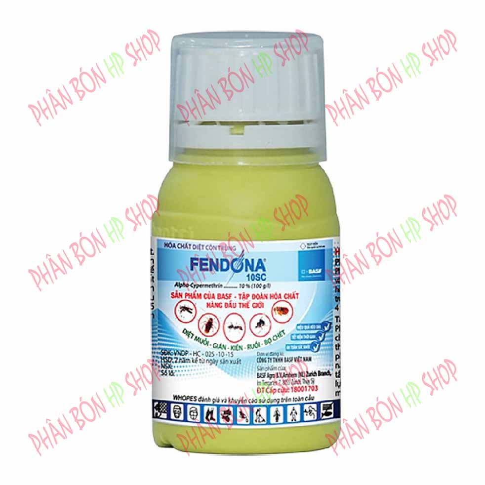 Fendona 10sc (50ml) - Thuốc Diệt Ruồi Muỗi Kiến Gián Bọ Chét Kiến Ba Khoang