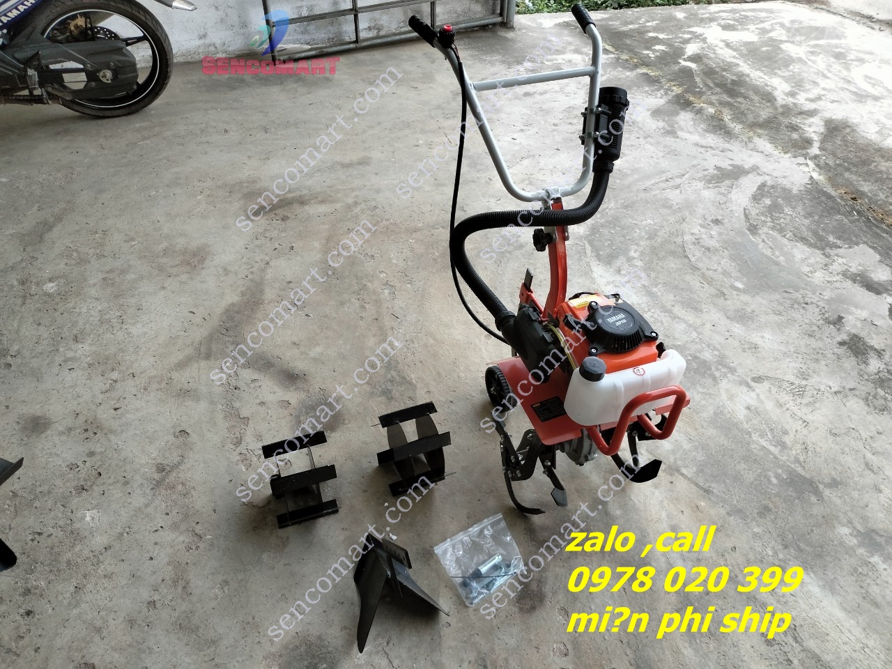 Máy xới đất mini nhỏ ngọn tiện lợi cho nhà nông