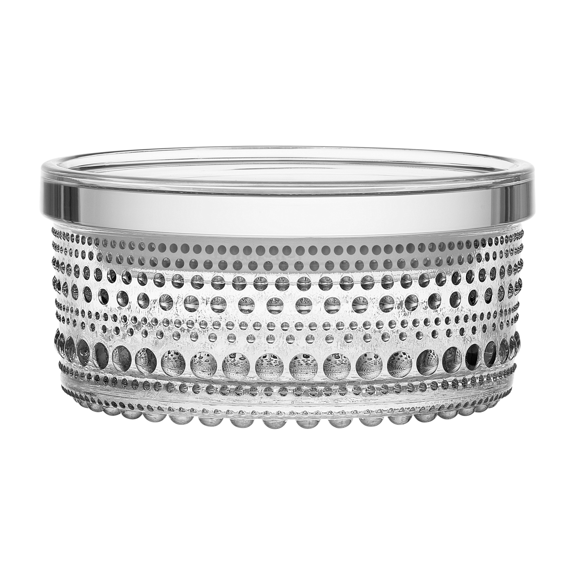 Hũ thủy tinh có nắp Kastehelmi 116x57mm Iittala