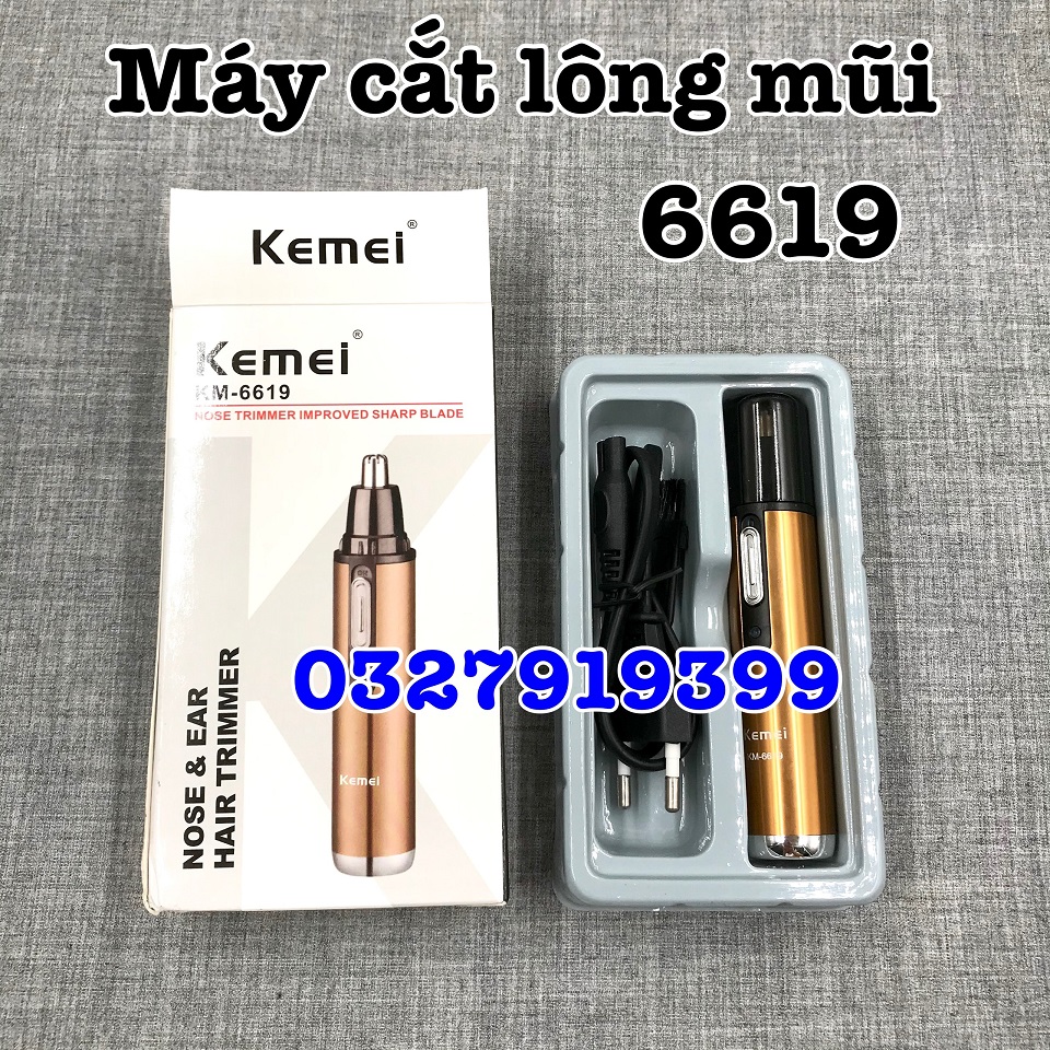 Máy cắt tỉa lông mũi Kemei 6619
