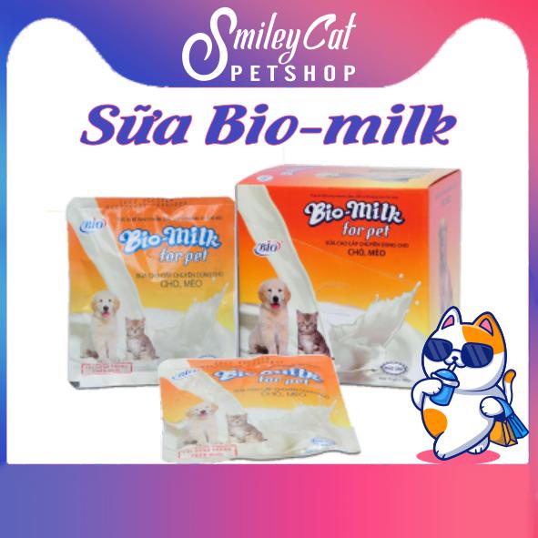 Sữa bột dành cho mèo con, chó con bio milk gói 100gr