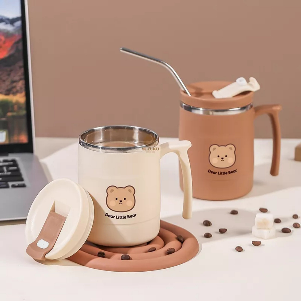 Ly cốc giữ nhiệt bear inox 304 dung tích 500ml