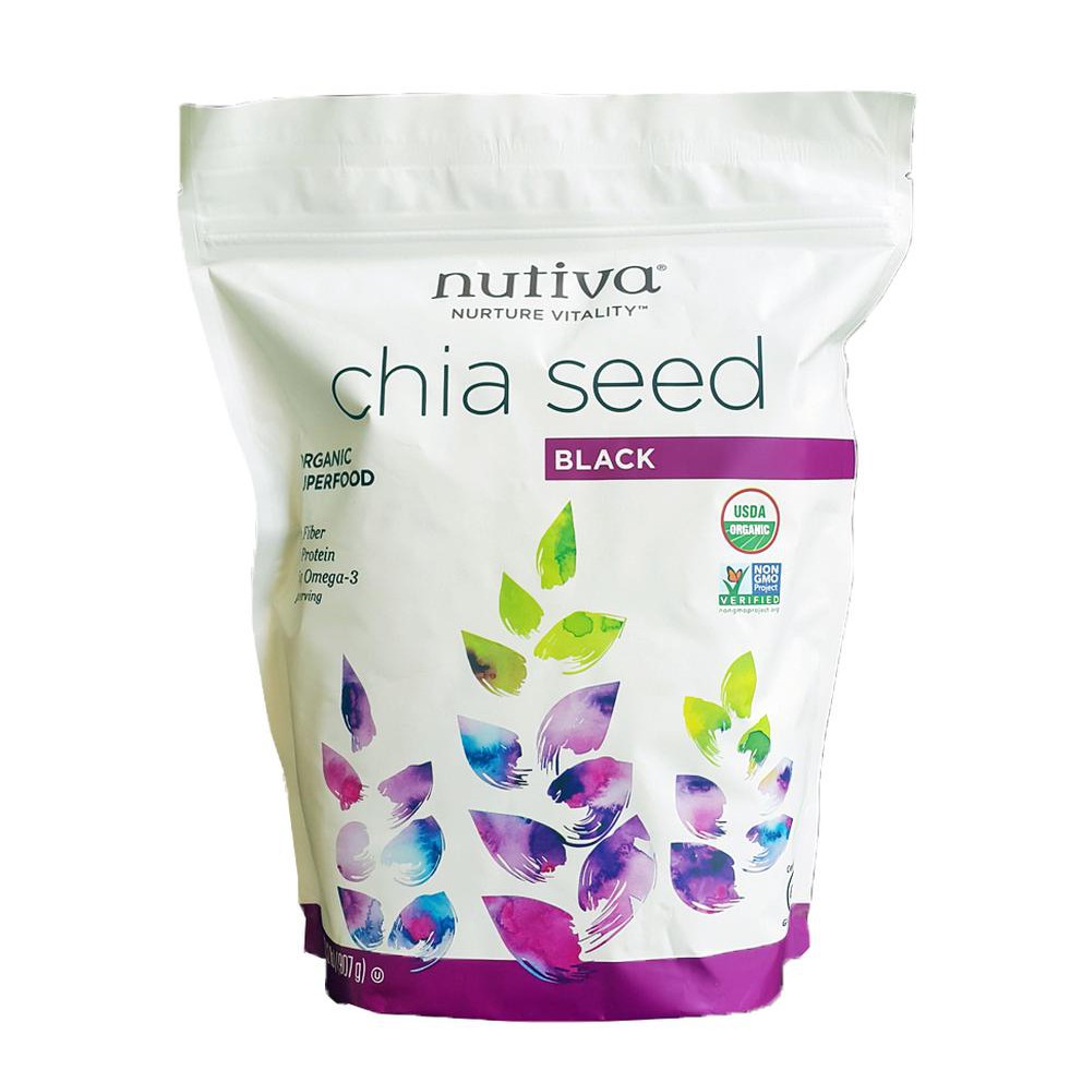 Hạt Chia Mỹ Nhập Khẩu Nutifood Nutiva Organic Chia Seed 907g