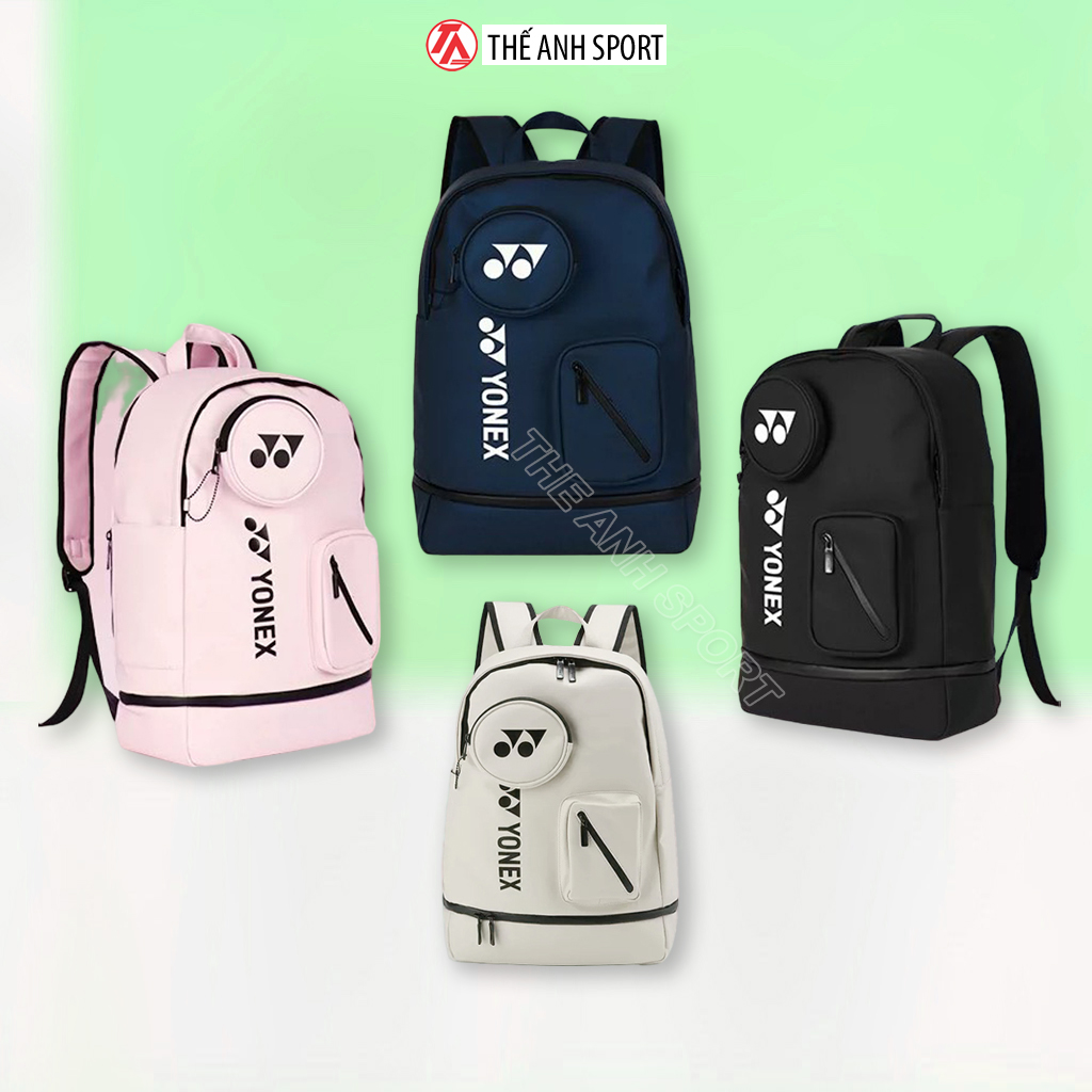 [Hoàn tiền MAX] Balo Cầu Lông, Balo Cầu Lông Yonex Chất Liệu Da Cao Cấp Chống Nước