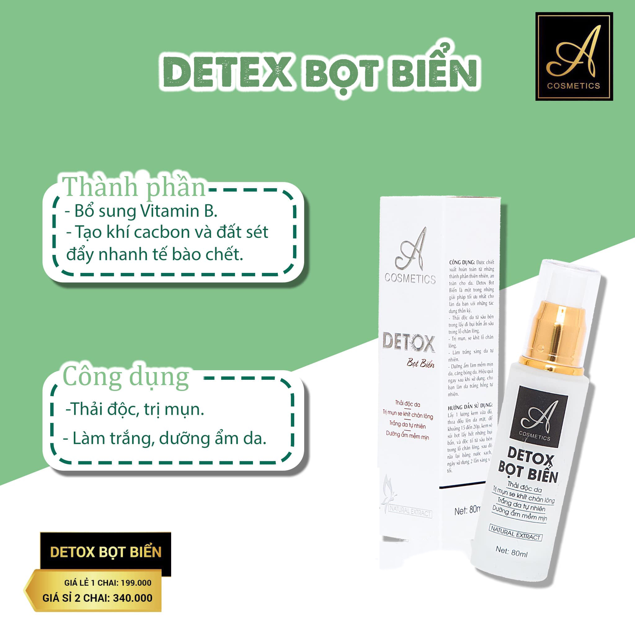Mặt nạ sủi bọt thải độc detox bọt biển, 80ml chính hãng, date mới 2023, thải độc tố, chì, trắng hồng, căng mịn, sạch bùi bẩn, tế bào chết-
