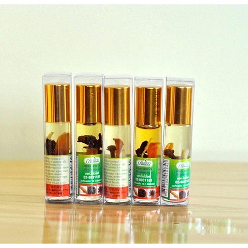 Dầu gió lăn SÂM thảo dược Green Oil Thái Lan
