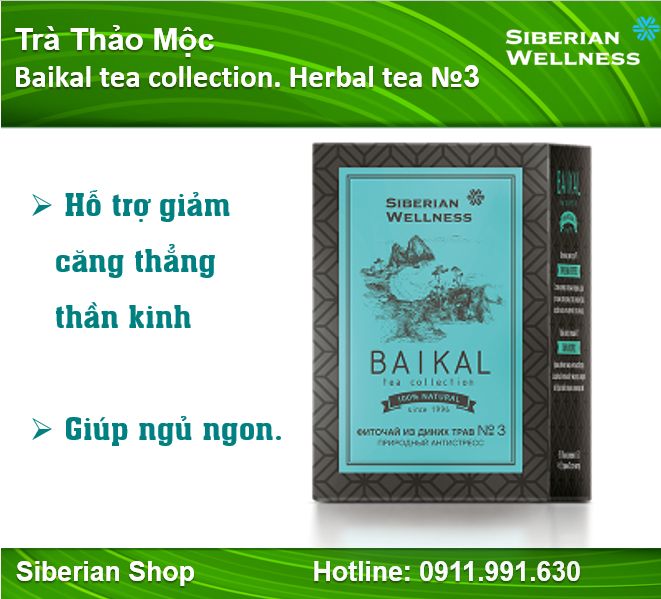Trà thảo mộc Baikal tea collection. Herbal tea №3
