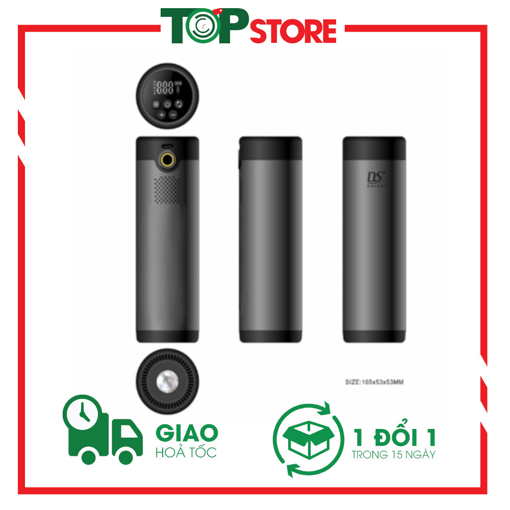 Bơm Hơi Không Dây Đa Năng Daison Portable Electric Air Pump Wireless 74W
