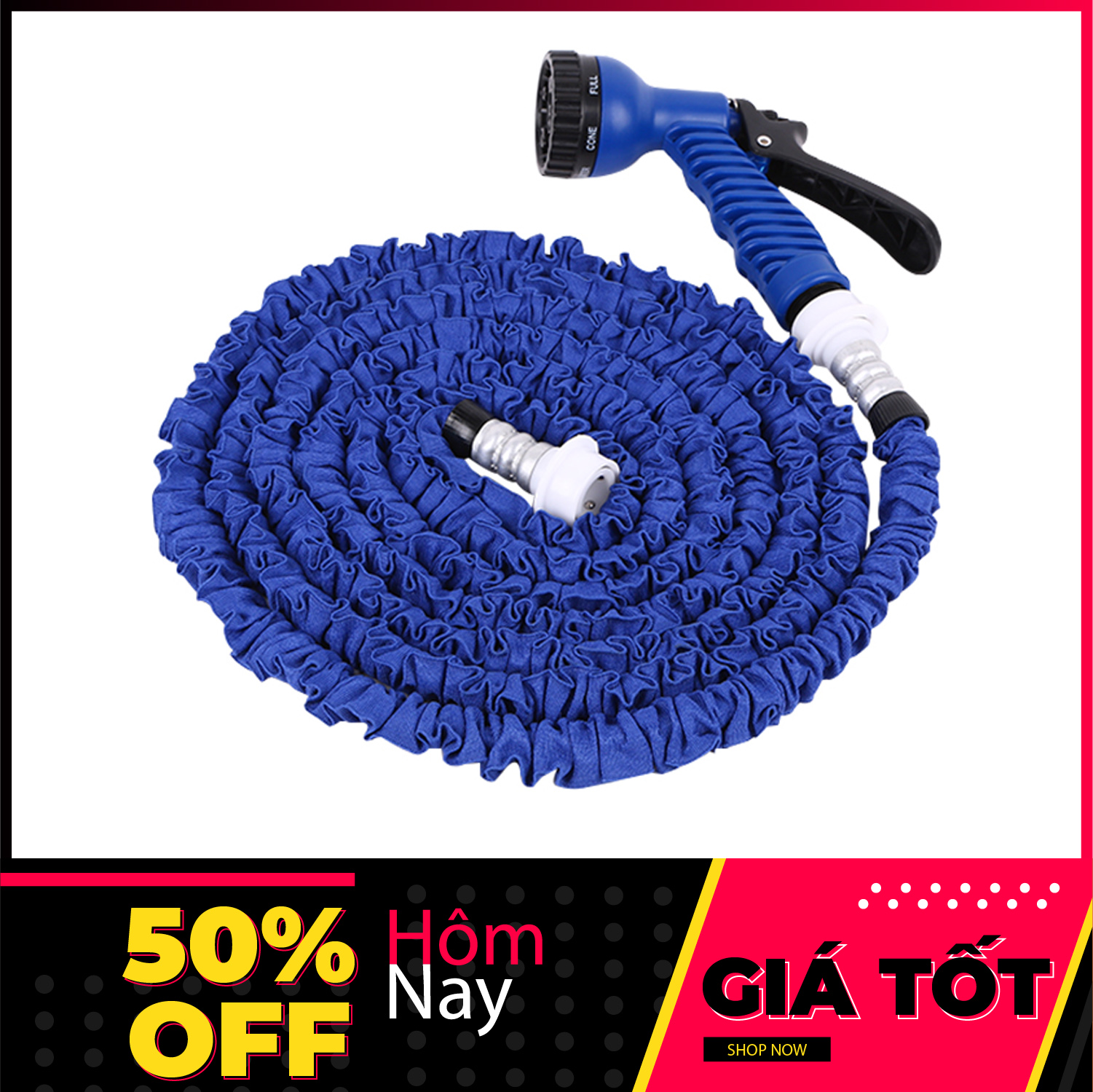 [GIẢM GIÁ KỊCH SÀN] Vòi xịt rửa xe giãn nở, vòi giãn nở 15M - 30M, vòi giãn nở, vòi nước tăng áp , vòi nước xịt rửa , vòi rửa giãn nở siêu dài ( có kèm đầu xoay tăng áp) - CHỌN ĐÚNG PHÂN LOẠI