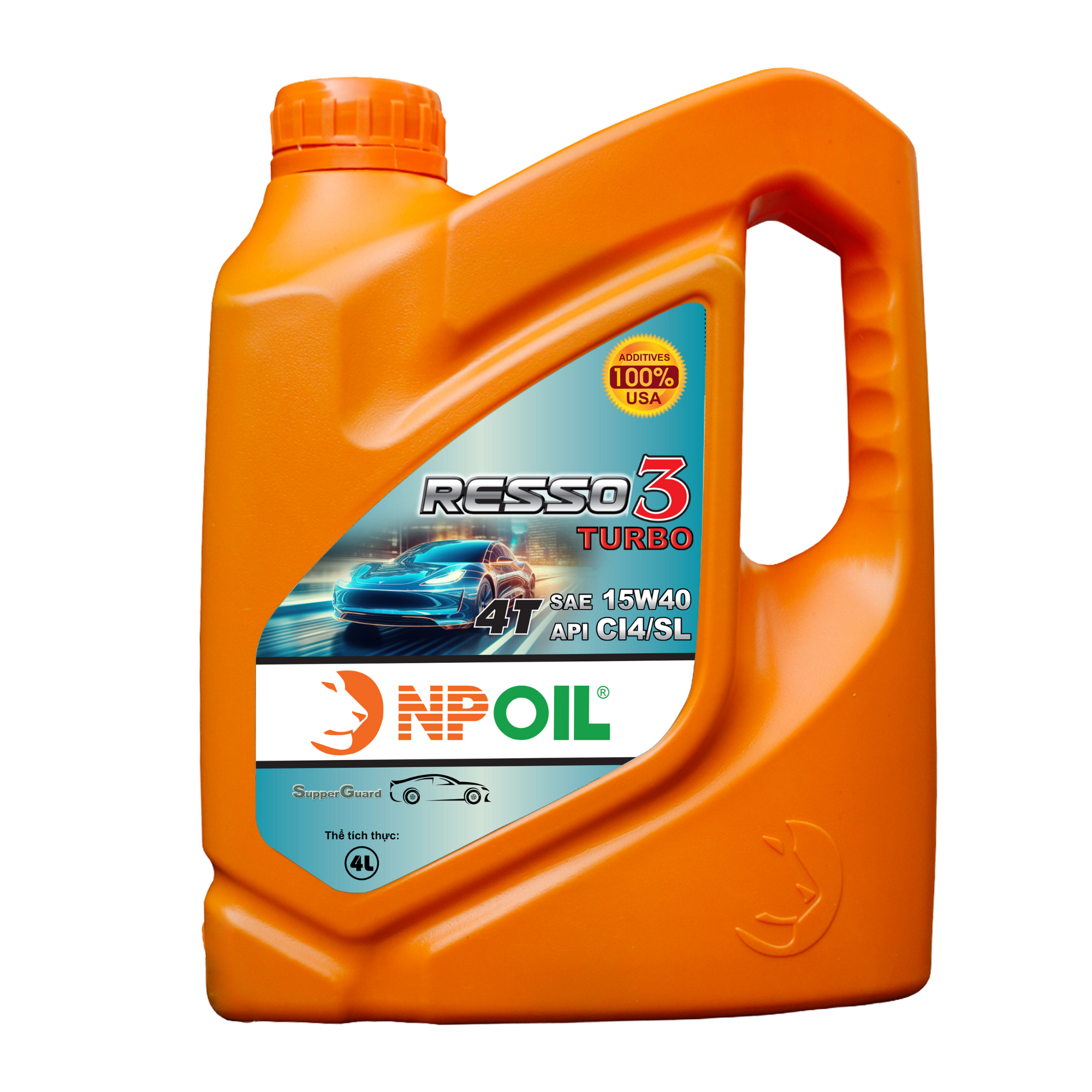 DẦU ĐỘNG CƠ Ô TÔ CAO CẤP RESSO 3 TURBO - API CI4/SL - 15W40 4T - 4L/5L/6L Giá 636,755 Đồng*Miễn phí vận chuyển
