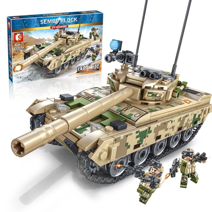 Đồ chơi lắp ráp - le.go xe tăngg : xếp hình xe Tankk Sembo Block 105562 - xe tankk battle 432 chi tiết