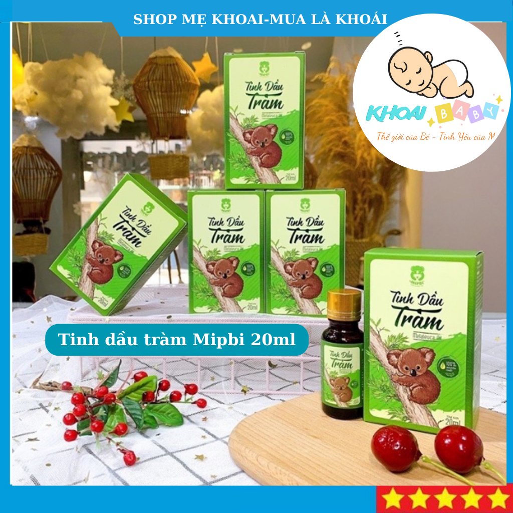 Tinh dầu tràm mipbi 20ml - khoaibaby